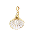 My Charm - Charm "Muschel" edelstahl vergoldet...