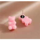 MY BÄR Acryl- Ohrstecker - rosa matt - Stecker...