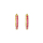 Creole MY EAR mit  pinken Zirkonia edelstahl vergoldet