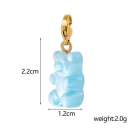 MY BÄR Acryl- Anhänger - hellblau matt,...