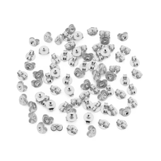 Clip ( 1 Paar ) für Ohrstecker silber - 925 Silber