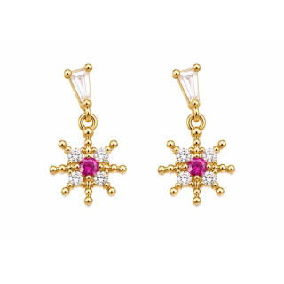 Ohrstecker MY EAR Tiere "Fantasy" edelstahl 14 K vergoldet