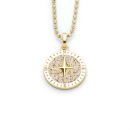 "Kompassrose 2.0" 15mm/Strands. verg.Silb. 925