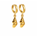 Ohrhänger MY EAR mit Muschel ( Schnecke ) edelstahl...