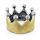 Ring Krone vergoldet - 925 Silber vergoldet - Größe 56