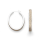 Creole "oval 36,8mm" Strandsand