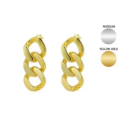 Sea Jewel Basket Ohrring "Kette" - 925 Silber...