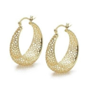 Basket Ohrring "Moon rundlichl" - 925 Silber...