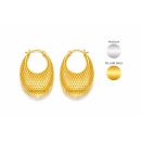 Sea Jewel Basket Ohrring "Tasche rund dick" -...