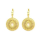 Basket Ohrring "Donut" - 925 Silber vergoldet