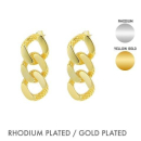 Sea Jewel Basket Ohrring "Kette" - 925 Silber (...