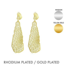 Sea Jewel Basket Ohrring "Netz länglich" -...