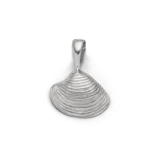 Anhänger "Muschel" rhodiniert
