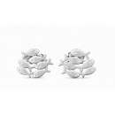 Ohrringe Fische silber silber - 925 Silber