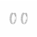 Ohrring MY EAR Creole silber gerade mit Zirkonia...