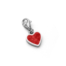 Charm Herz Mosaikk rhod Silb 925