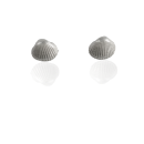 Ohrstecker Kleine Herzmuschel - 925 Silber