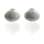 Ohrstecker Große Herzmuschel - 925 Silber