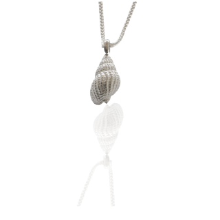 Anhänger Netzreusenschnecke - 925 Silber