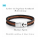 Harbor Spirit – Herren Armband 19 cm  aus Segeltau & Leder mit Edelstahl Magnetverschluss mit Anker- Gravur