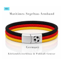 Germany WM 2026 Fanarmband 19 cm Schwarz-Rot-Gold –...