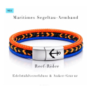 Reef-Rider – Unisex Multistrang 19 cm Armband aus...
