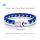Mehrstrang-Segeltau-Armband 19 cm  „Santorini“ – Maritimes Armband mit Edelstahlverschluss & Anker- Gravur