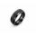 MY Ring Edelstahlring schwarz mattiert - Waterprrof  Gr. 64