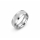 MY Ring Edelstahlring versilbert mattiert - Waterprrof  Gr. 68