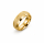 MY Ring Edelstahlring 18K vergoldet mattiert - Waterprrof  Gr. 63