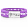 Segeltau Armband "Tani Brise", Edelstahl Sicherheits-Magnetverschluss, TDS Seepferdchen- Gravur - exclusive Timmendorfer Strand Kollektion
