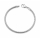 Schlangenarmband dick 3 mm  22 cm lang silber - 925 Silber