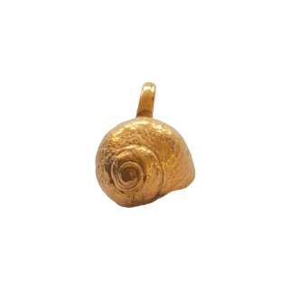 Anhänger Strandschnecke - die „Kleine“ - 925 Silber vergoldet