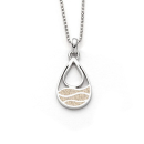 Kette "Strandwellen" Drop Strandsand