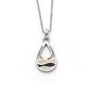 Kette "Strandwellen" Drop Strandsand / Lavasand