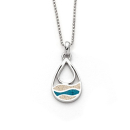 Kette "Strandwellen" Drop Strandsand /Steinsand...