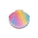 MY HAIR Haarklammer regenbogen schmal mit Glitzer