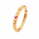 MY ARM Armreif orientalisch gold mit Muster - edelstahl...