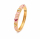 MY ARM Armreif orientalisch rosa mit Muster - edelstahl vergoldet