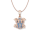 Lou Blue Frosch Halskette