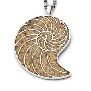 "Sandnautilus" rhod. Silb.925