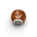 "Ostsee Bead"Bernsteins. rhod. Silb. 925