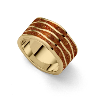 "Strandwellen" Bernstein verg.Silb.925