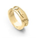 Ring "Sylt 2.0"sandlos, 585/- Gelbgold 7 mm