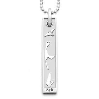"Sylt" sandlos. hell rhod. Silb.925