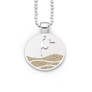 Anhänger Strandwellen "Sylt" Strandsand