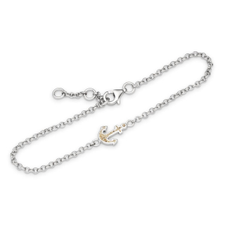 "Anker"Strands.16.5+3rhod.Silb 925