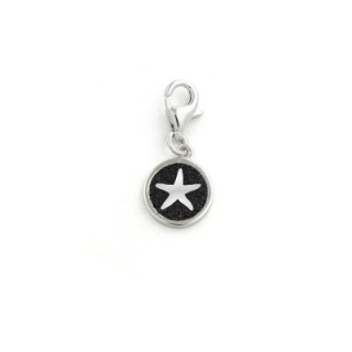 Charm "Lucky Dog" Lavas. rhod. Silb. 925