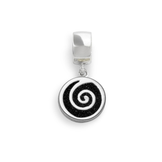 Charm "Spirale" Lavas.rhod.Silb. 925