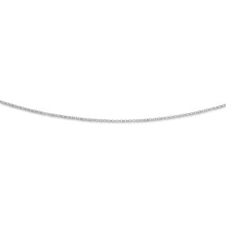 Erbskette rhod. 45 cm Silb.925